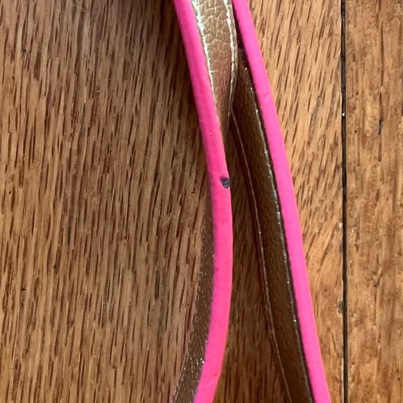 💝 NWT Lilly Pulitzer Lilias Crossbody Purse Gold and Pink - Picture 10 of 10